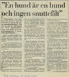 Djurskyddsforum DN 1985